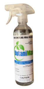 bottle of BotaniMax in a clear bottle